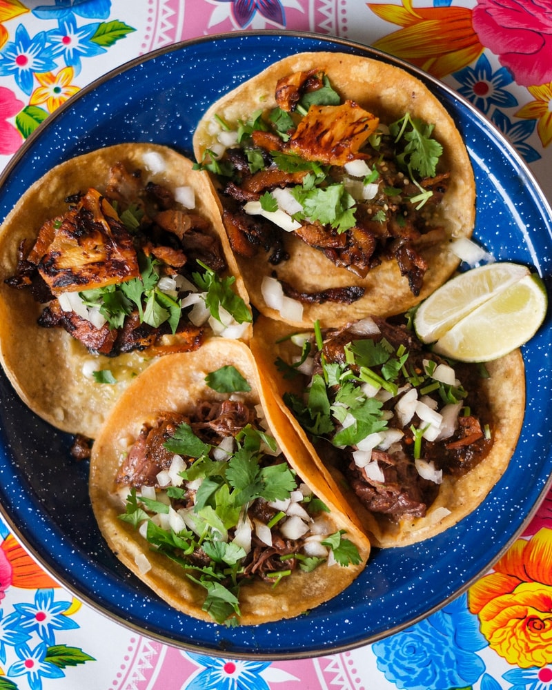 4 Tacos + Guacamole hos anmelderroste Pastor Tacos på Amagerbrogade