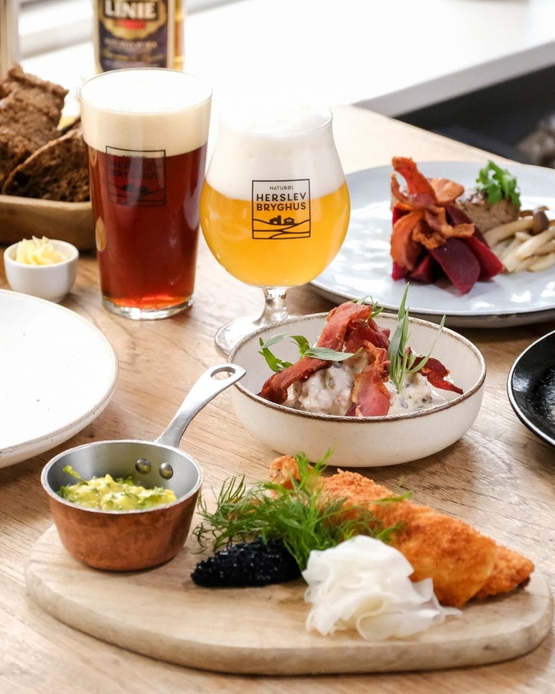 Frokost på Strandmøllekroen i Klampenborg