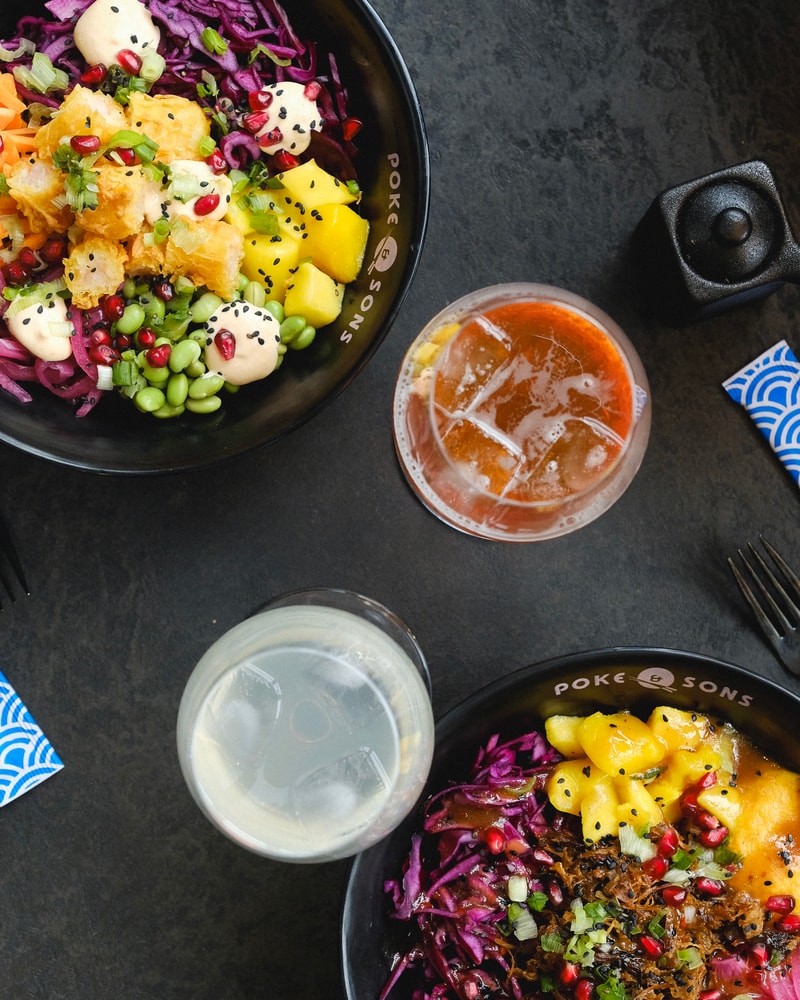 Valgfri Bowl fra Poké & Sons - Bæredygtige Ingredienser & Nordisk Smag