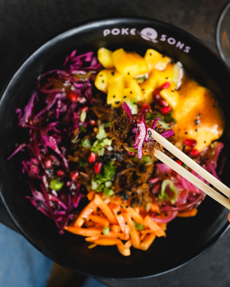 Valgfri Bowl fra Poké & Sons - Bæredygtige Ingredienser & Nordisk Smag