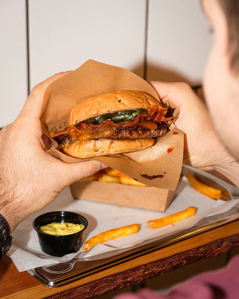 Valgfri Burgercombo Fra Topanmeldte Kristinedal Burgers i Indre By