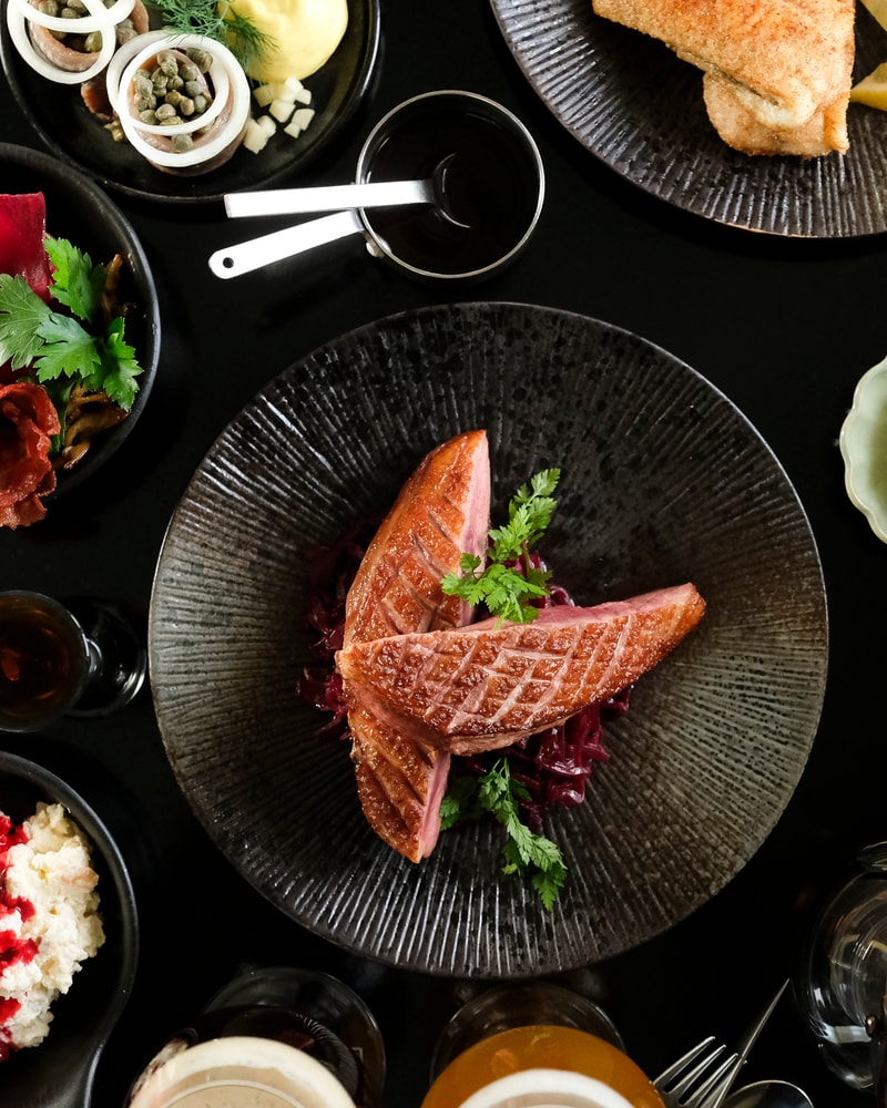 Julefrokost på Den Gule Cottage