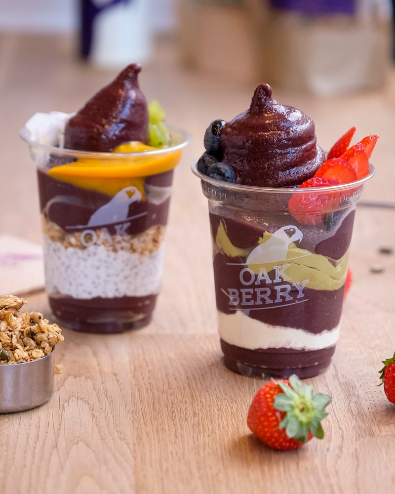 2 Valgfrie Classic Bowls fra OAKBERRY - Global Superfood Fra Amazonas