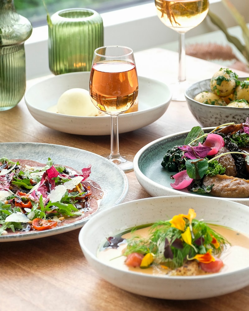 4-Retters Tasting Menu på Restaurant Charlottenlund Fort