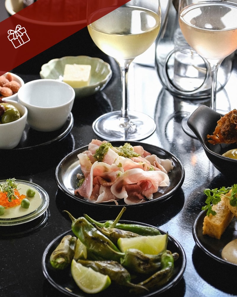 Frokost på Den Gule Cottage - 7 anretninger med udsigt til Øresund