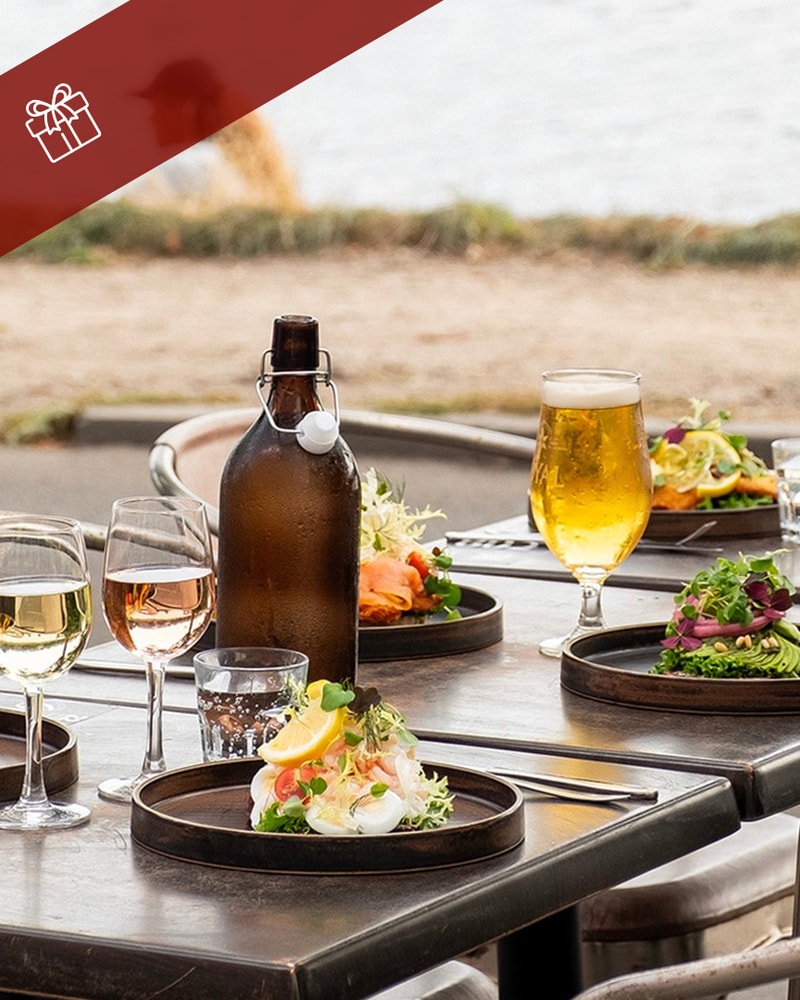 2 stk. Luksuriøse smørrebrød hos 22 Kitchen & Bar