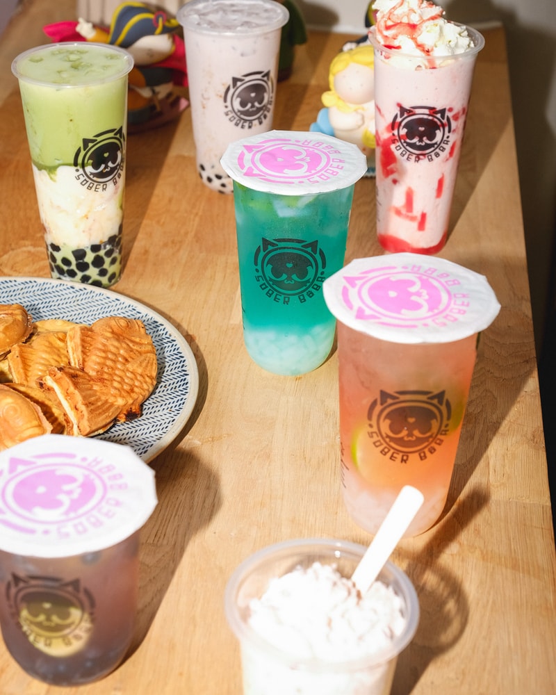 Frit valg @ Sober Boba på Vesterbro - Taiyaki, Mochi Cups & Bubble Tea