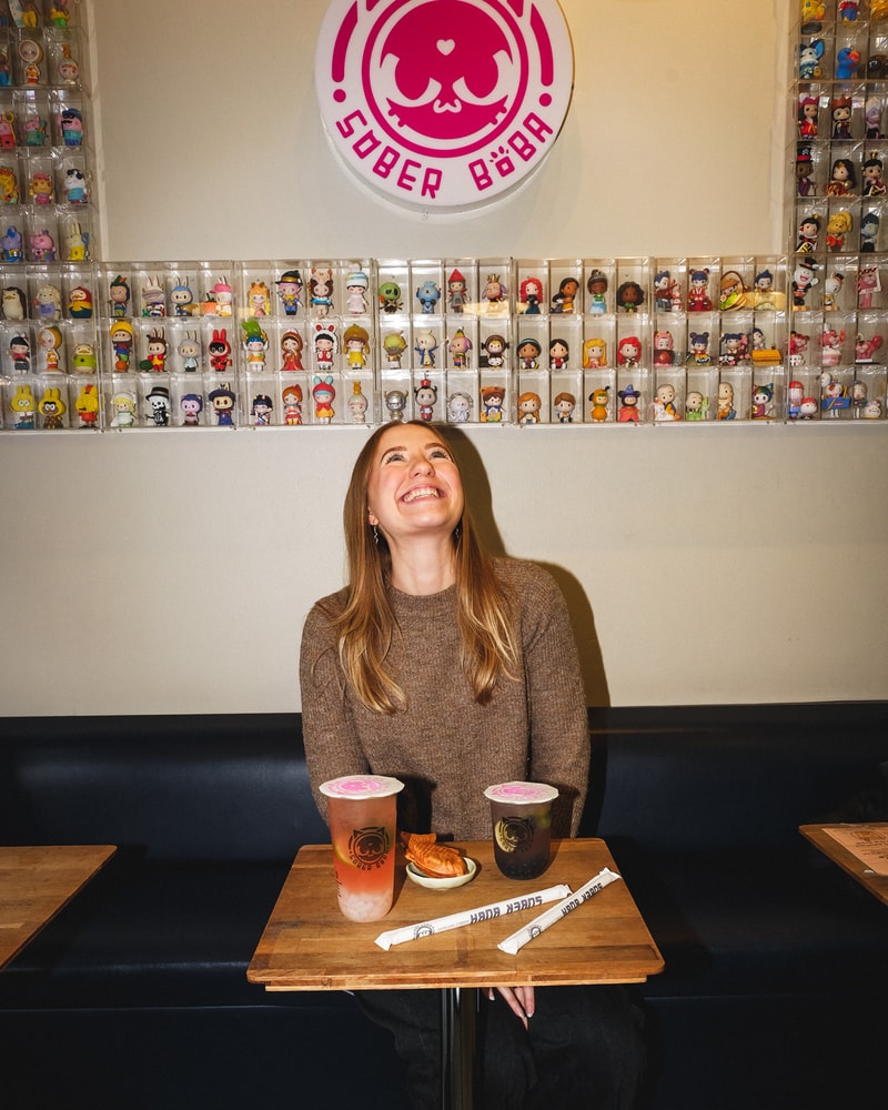 Frit valg @ Sober Boba på Vesterbro - Taiyaki, Mochi Cups & Bubble Tea