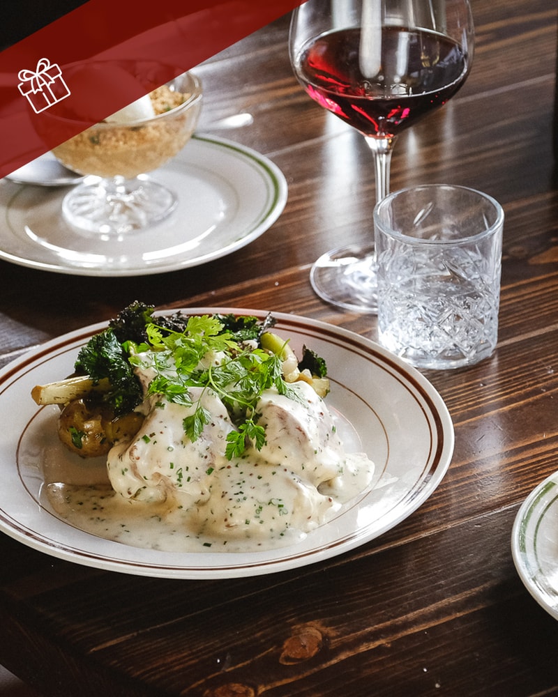 Nyd Julen på Frederiksberg - 3-Retters Vintermenu på EWALDS Brasserie