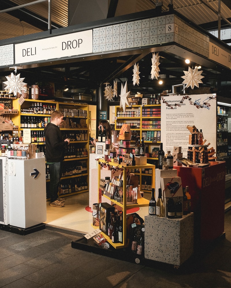 Frit valg @ DeliDrop i Torvehallerne - Specialvarer fra Små, Danske Producenter