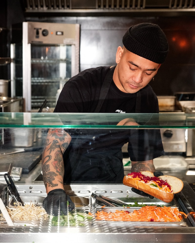 Valgfri Combo @ Banh Banh - Prøv Nudelsalater, Congee el. Banh Mi's