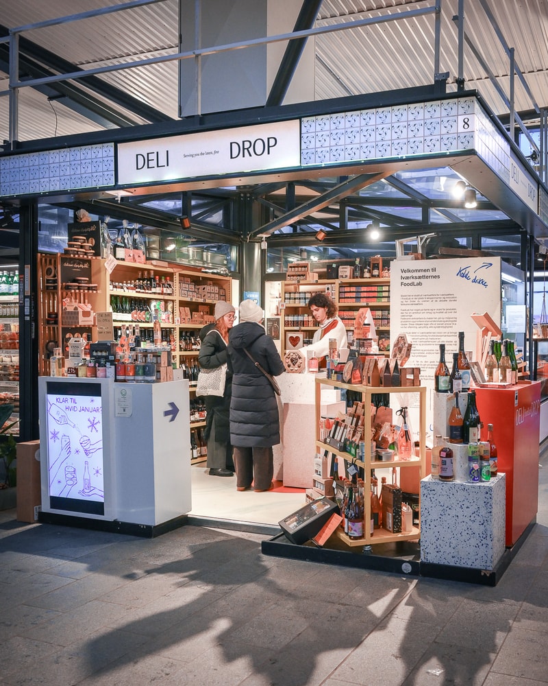 Frit valg @ DeliDrop i Torvehallerne - Specialvarer fra Små, Danske Producenter