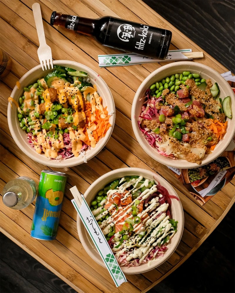 Valgfri Stor Poké Bowl @ Maui Poke - Hawaiianske Bowls Fyldt med Friskhed!