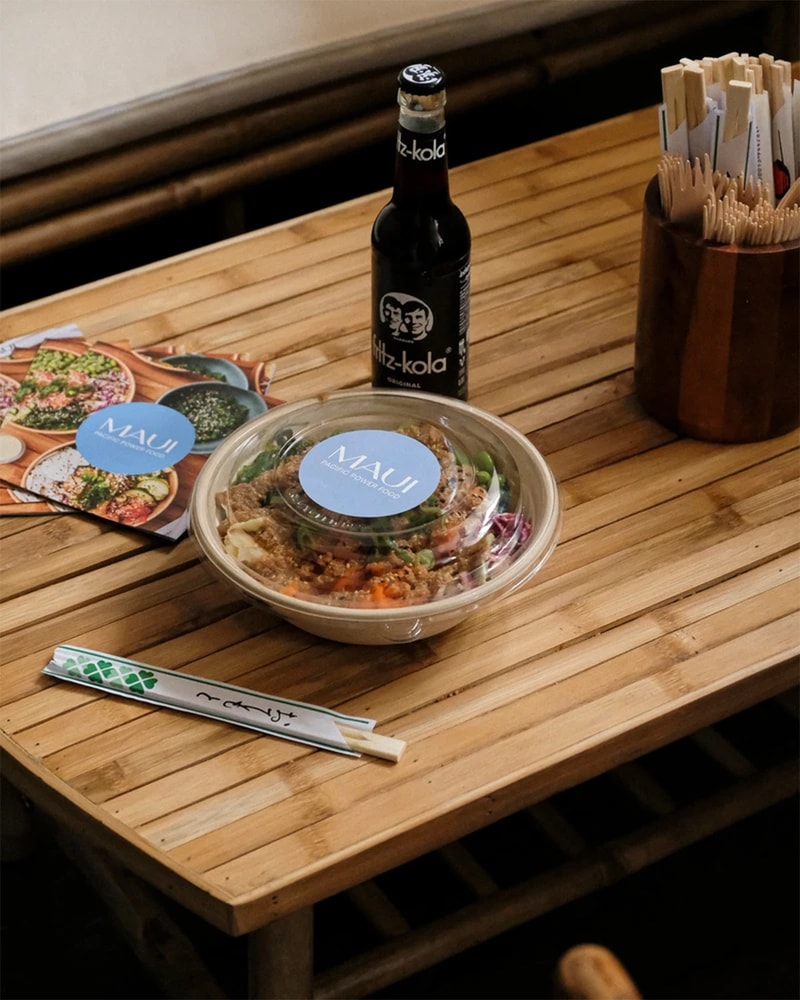 Valgfri Stor Poké Bowl @ Maui Poke - Hawaiianske Bowls Fyldt med Friskhed!