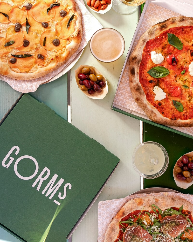 Valgfri surdejspizza til frokost hos @GORMs i Tivoli Food Hall