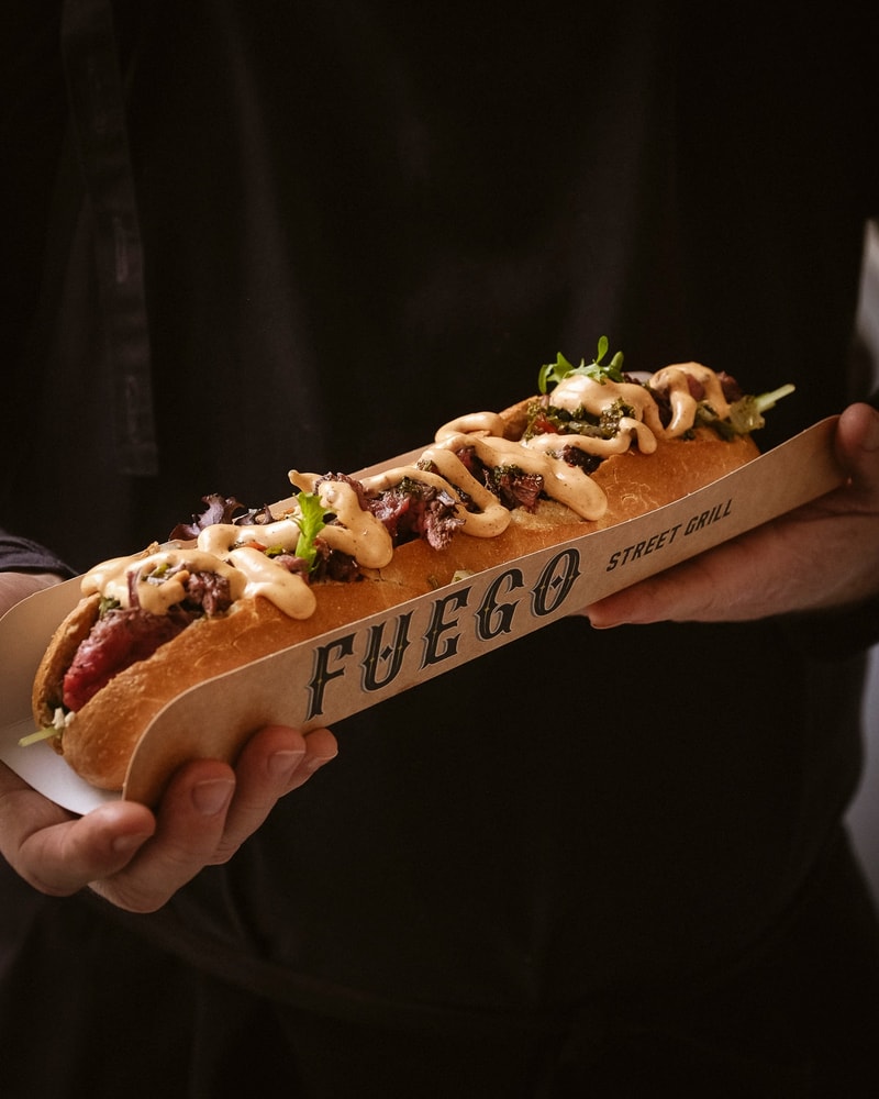 Pepito Sandwich Combo @ Fuego  - Eksplosiv Kombi af Kød, Chimichurri & Chipotle
