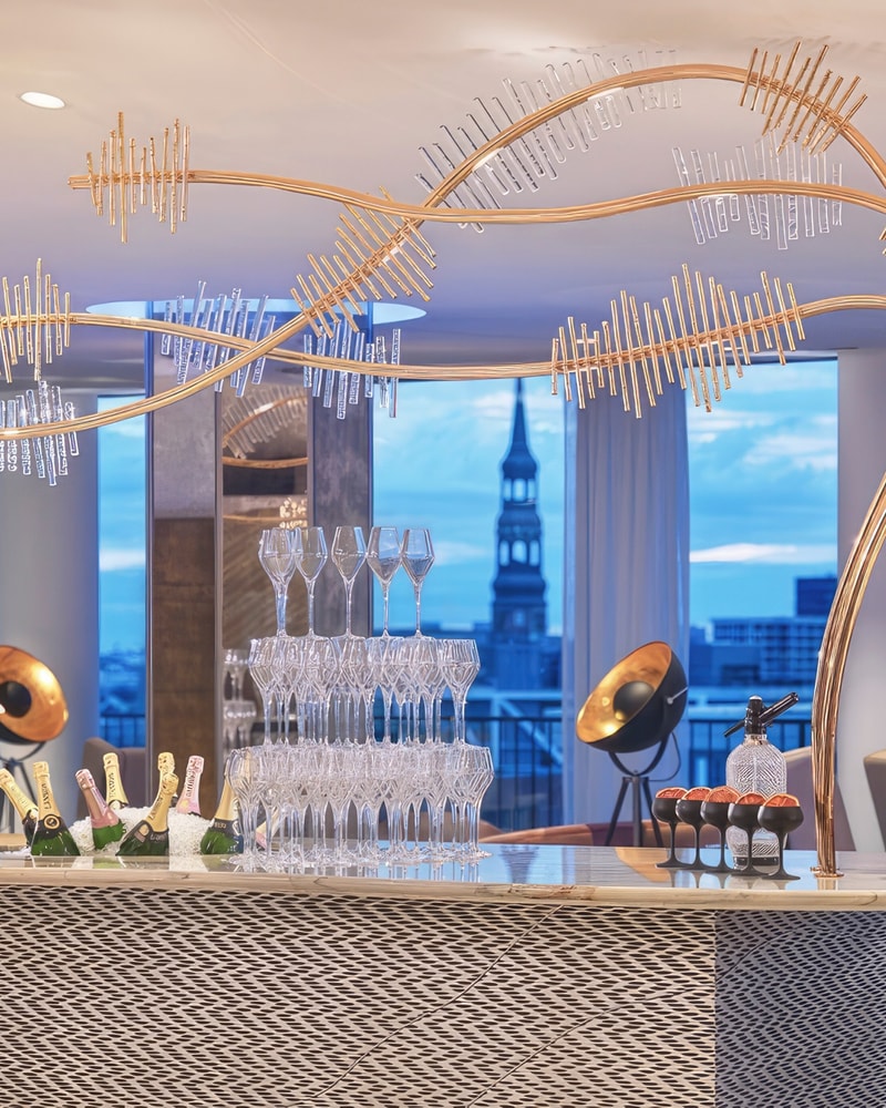 Luksusophold i ikoniske Elbphilharmonie i Hamborg