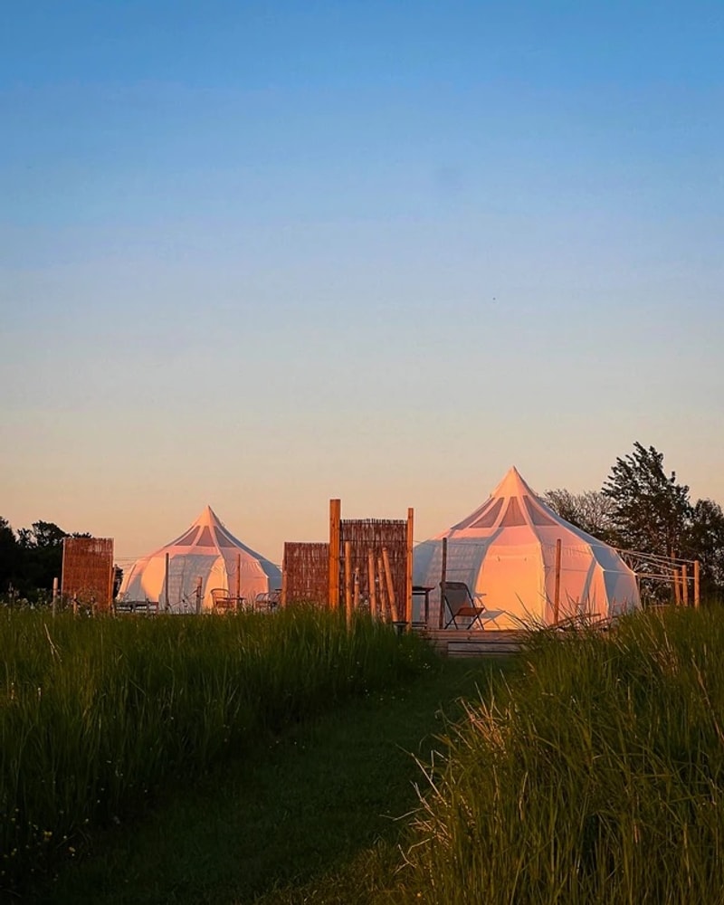 Glamping/Ophold på Samsø Badehotel