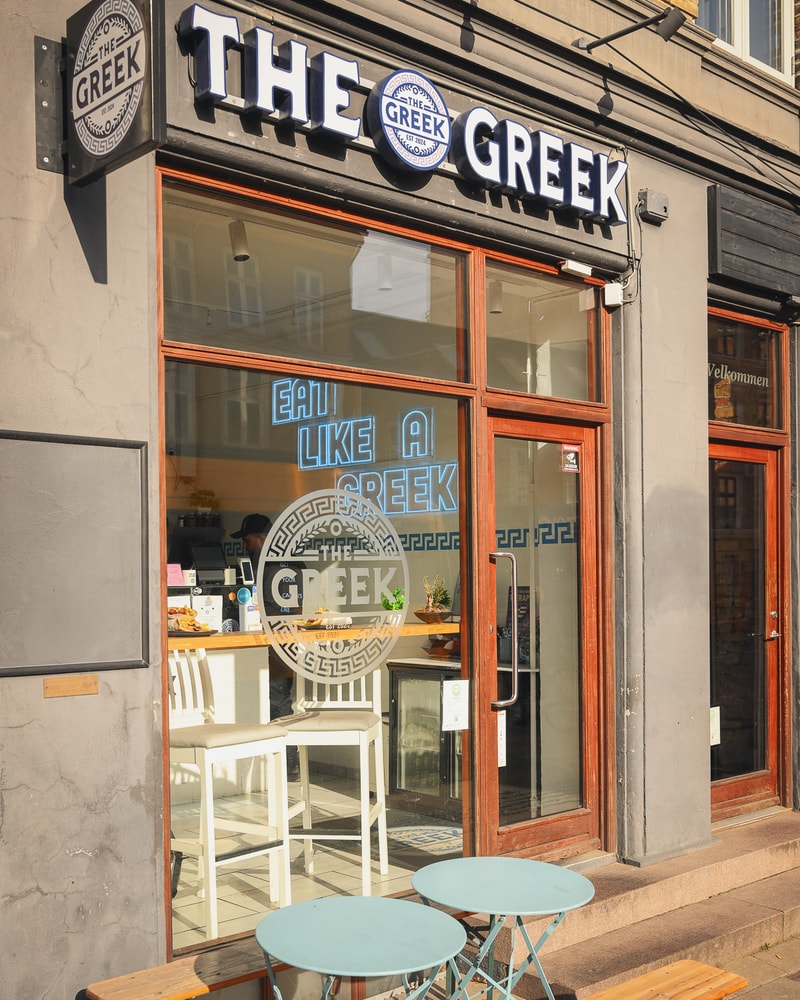 ½ PRIS: Valgfri Gyros @ The Greek - Enkelt, Saftigt & Drønlækkert!
