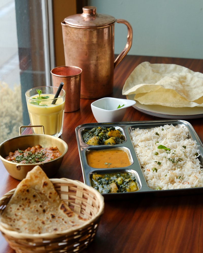 Premium Thali Experience @ Govinda - Vegetarisk Vidundermad på Åboulevarden