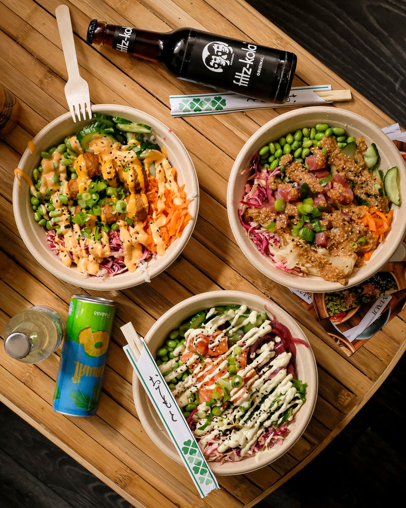 Valgfri Signature Poké Bowl @ Maui Poke - Pacific Poké Bowls Fyldt Med Friskhed!