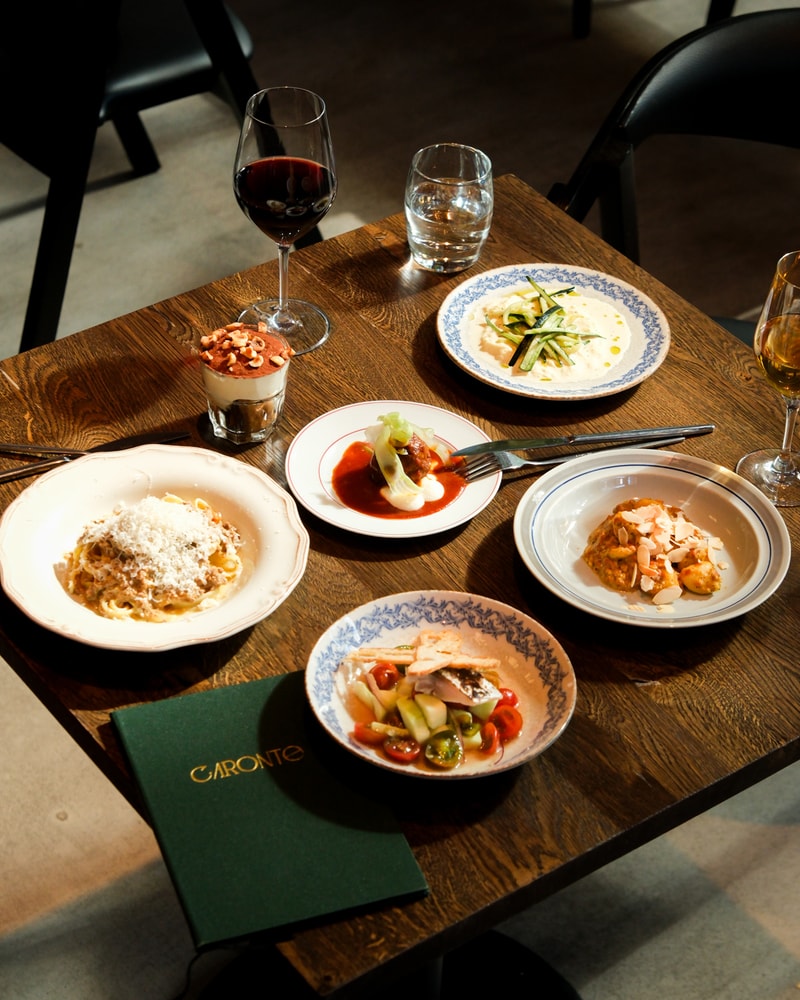 6 Retters Italiensk Tastingmenu - En Aften hos Caronte