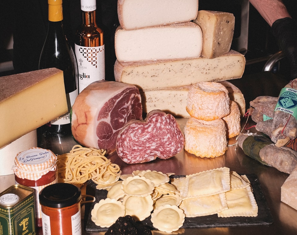 Frit valg @ Gastronomer Frederiksberg - Frisk Pasta, Charcuteri & Kvalitetsoste