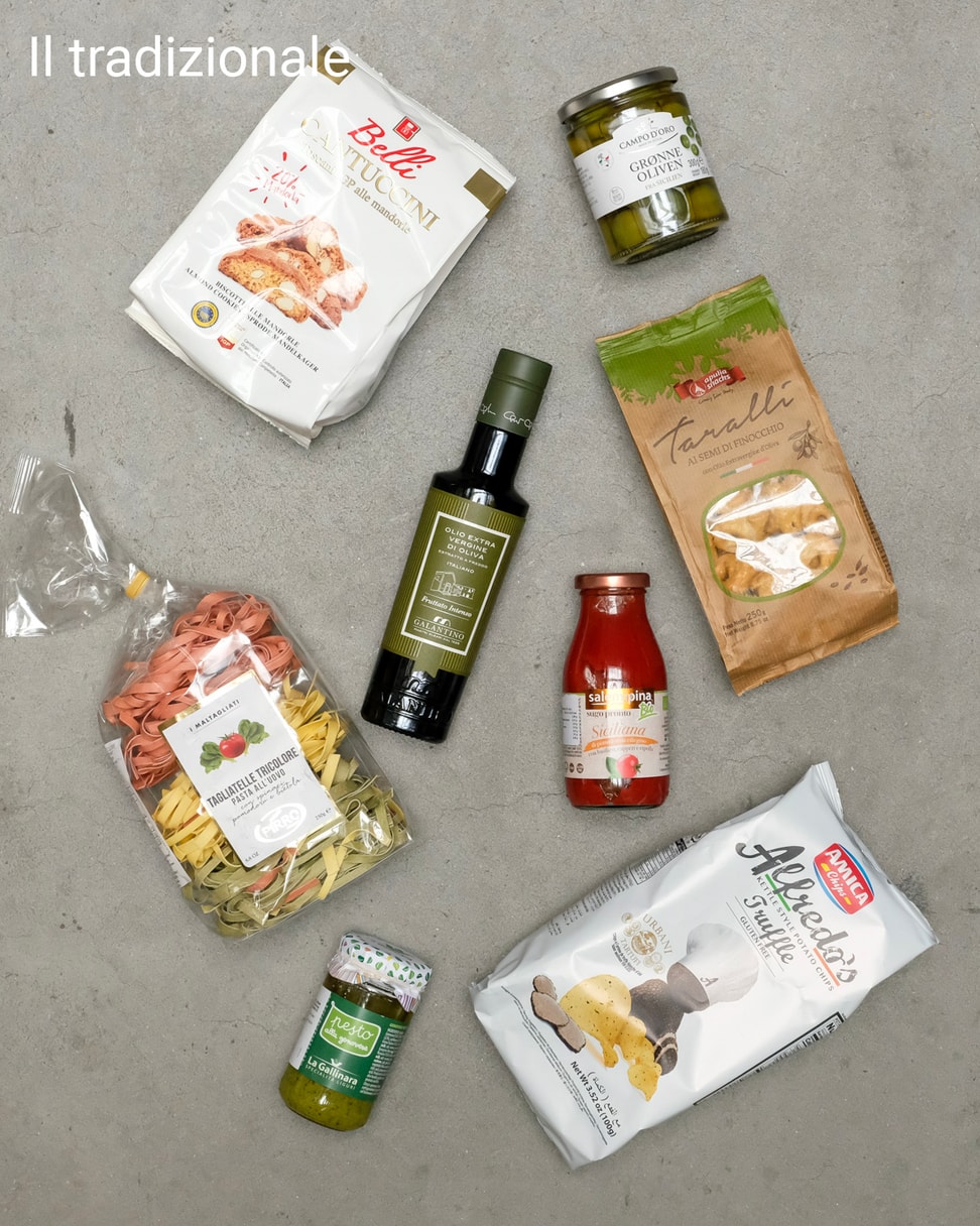 Gavekurve Med Specialiteter Fra Supermarco