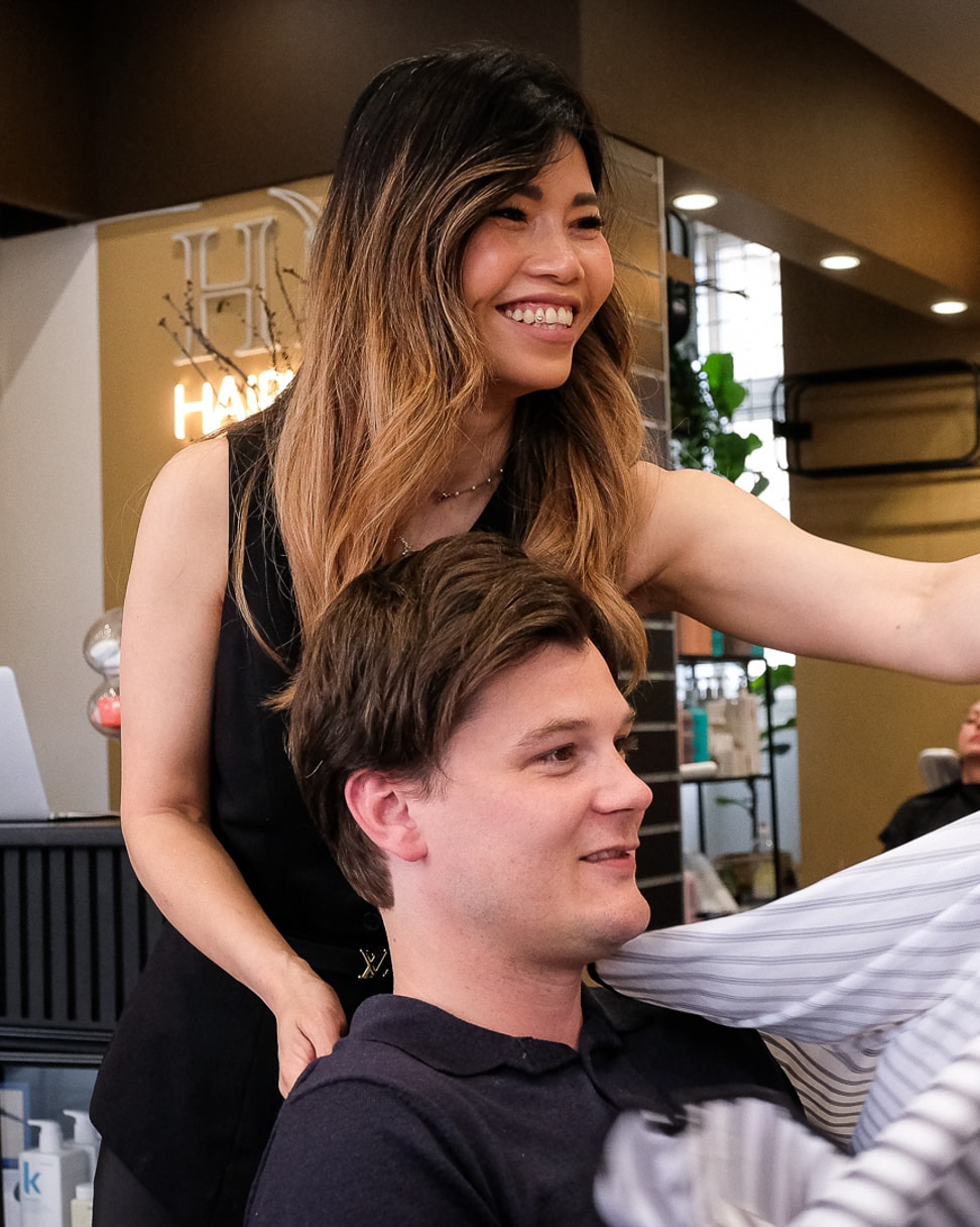 Frisørbesøg hos populære HNG HAIRCONCEPT 