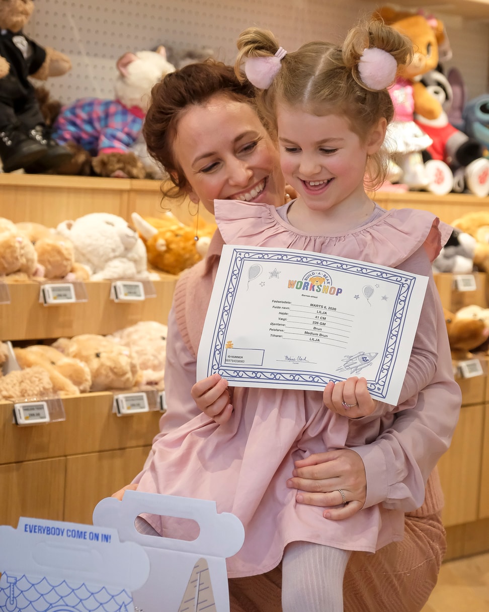 Gavekort til Build a Bear - Frit valg i butikken!